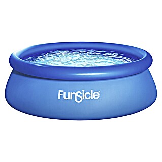 Funsicle Quick-Up-Pool (Ø x H: 2,44 x 0,66 m, Blau, 2 074 l)