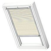Velux Dachfensterplissee FSC P04 1166K (Farbe: Elfenbein - 1166K, Farbe Schiene: Aluminium, Solarbetrieben) | BAUHAUS