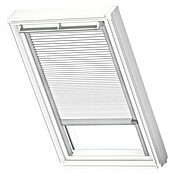 Velux Dachfensterplissee FSC M31 1045K (Farbe: Weiß - 1045K, Farbe Schiene: Aluminium, Solarbetrieben) | BAUHAUS
