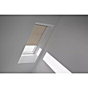 Velux Dachfensterplissee FSC P06 1155K (Farbe: Beige - 1155K, Farbe Schiene: Aluminium, Solarbetrieben) | BAUHAUS