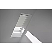 Velux Dachfensterplissee FSC P10 1172KWL (Farbe: Lichtgrau - 1172KWL, Farbe Schiene: Weiß, Solarbetrieben) | BAUHAUS