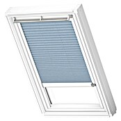 Velux Dachfensterplissee FSL M10 1286KWL (Farbe: Denim - 1286KWL, Farbe Schiene: Weiß, Solarbetrieben) | BAUHAUS