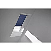 Velux Dachfensterplissee FSC MK12 1156KWL (Farbe: Nachtblau - 1156KWL, Farbe Schiene: Weiß, Solarbetrieben) | BAUHAUS