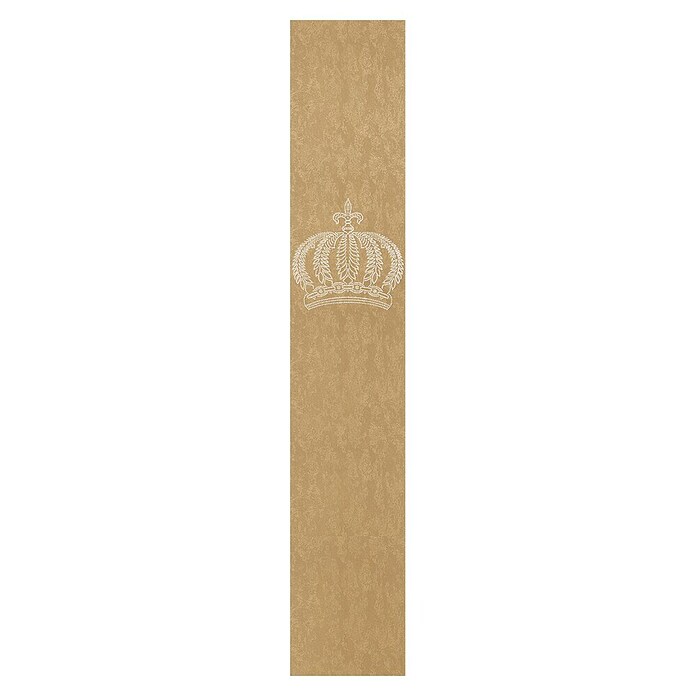 Glööckler Pompöös Provence Vliestapete Panel Krone (Gold, Metalloptik, 3 x 0,53 m) | BAUHAUS