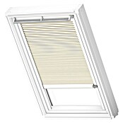 Velux Dachfensterplissee FSC U10 1166KWL (Farbe: Elfenbein - 1166KWL, Farbe Schiene: Weiß, Solarbetrieben) | BAUHAUS