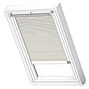 Velux Dachfensterplissee FSC P10 1172KWL (Farbe: Lichtgrau - 1172KWL, Farbe Schiene: Weiß, Solarbetrieben) | BAUHAUS