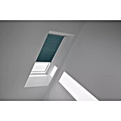 Velux Dachfensterplissee FSC MK06 1173K (Farbe: Petrol - 1173K, Farbe Schiene: Aluminium, Solarbetrieben) | BAUHAUS