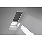 Velux Dachfensterplissee FSL M10 1274KWL (Farbe: Graphit - 1274KWL, Farbe Schiene: Weiß, Solarbetrieben) | BAUHAUS