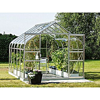 Vitavia Gewächshaus Dione 8300 (Außenmaß inkl. Dachüberstand (B x T): 263,5 x 321 cm, 3 mm, Aluminium)