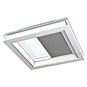 Velux Dachfensterplissee FSK 060060 1047KWL (Farbe: Graphit - 1047KWL, Farbe Schiene: Weiß, Solarbetrieben) | BAUHAUS