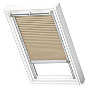 Velux Dachfensterplissee FSL P08 1277K (Farbe: Sandbeige - 1277K, Farbe Schiene: Aluminium, Solarbetrieben) | BAUHAUS