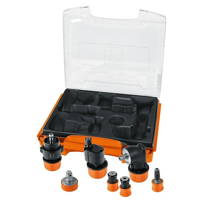 Fein Kit de accesorios QuickIN (Negro/Naranja, 7 pzs.) | BAUHAUS