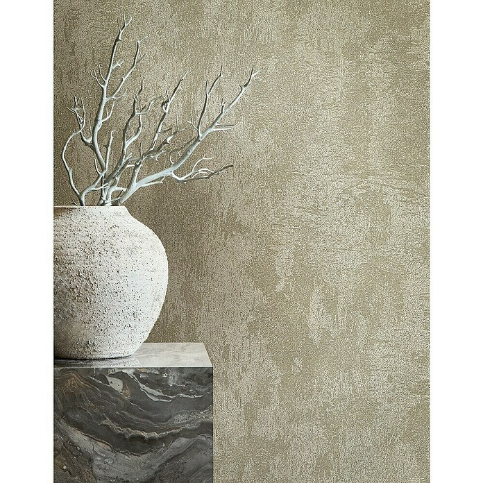 Glööckler Pompöös Provence Vliestapete (Platin, Metalloptik, 10,05 x 0,53 m) | BAUHAUS