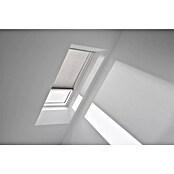 Velux Dachfensterplissee FSL CK06 1284K (Farbe: Silbergrau - 1284K, Farbe Schiene: Aluminium, Solarbetrieben) | BAUHAUS