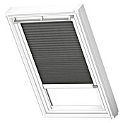 Velux Dachfensterplissee FSL M10 1274KWL (Farbe: Graphit - 1274KWL, Farbe Schiene: Weiß, Solarbetrieben) | BAUHAUS