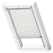 Velux Dachfensterplissee FSL U10 1256K (Farbe: Weiß - 1256K, Farbe Schiene: Aluminium, Solarbetrieben) | BAUHAUS