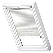 Velux Dachfensterplissee FSL MK06 1256KWL (Farbe: Weiß - 1256KWL, Farbe Schiene: Weiß, Solarbetrieben) | BAUHAUS
