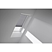 Velux Dachfensterplissee FSL P08 1282KWL (Farbe: Grau - 1282KWL, Farbe Schiene: Weiß, Solarbetrieben) | BAUHAUS