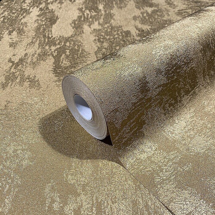 Glööckler Pompöös Provence Vliestapete (Gold, Metalloptik, 10,05 x 0,53 m) | BAUHAUS