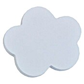 Nesu Pomo para muebles Nube (An x Al: 5,8 x 2,5 cm, Madera, Blanco)