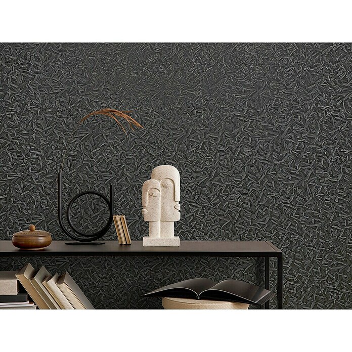 Glööckler Pompöös Provence Vliestapete Basic (Schwarz, Floral, 10,05 x 0,7 m) | BAUHAUS