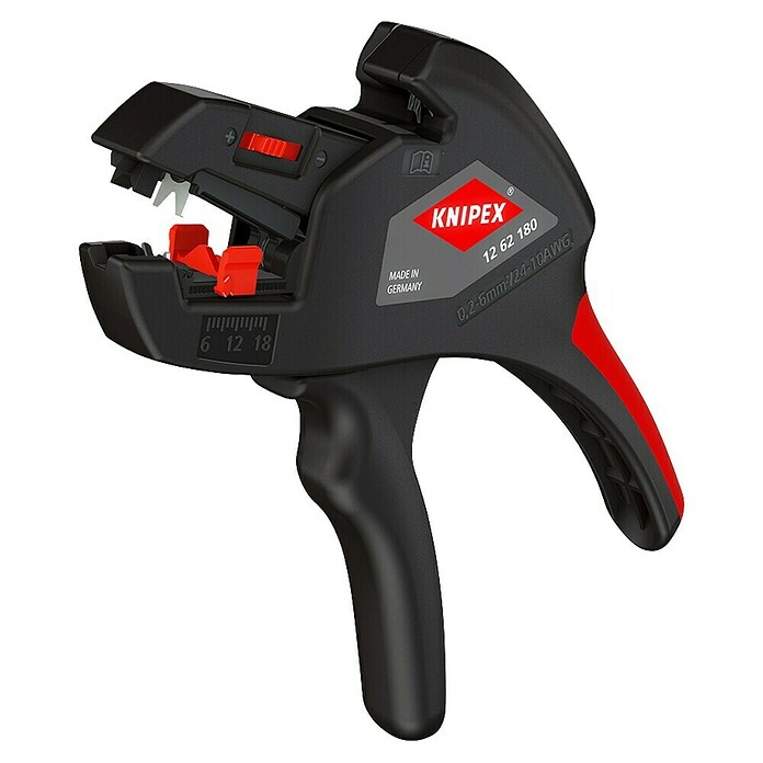 Knipex Striptang ComStrip (Passend bij: Massieve, meeraderige en fijnaderige geleiders van 0,2 tot 6 mm²) | BAUHAUS