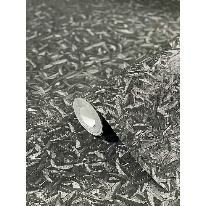 Glööckler Pompöös Provence Vliestapete Basic (Schwarz, Floral, 10,05 x 0,7 m) | BAUHAUS