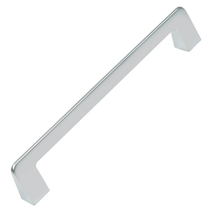 Nesu Tirador para muebles 894017 (Distancia entre orificios: 160 mm, L x An: 17,4 x 1,5 cm, Acero, Cromado mate)