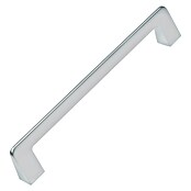 Nesu Tirador para muebles 894017 (Distancia entre orificios: 160 mm, L x An: 17,4 x 1,5 cm, Acero, Cromado mate)