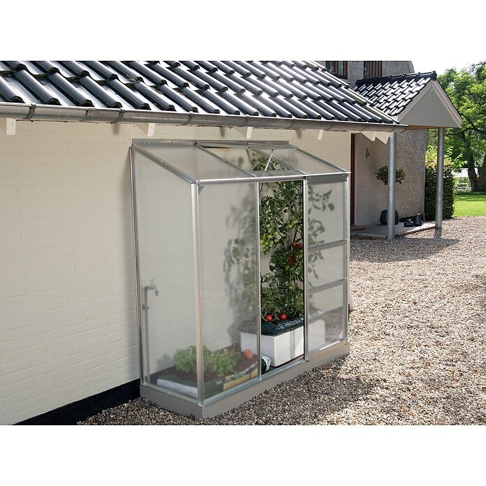 Vitavia Gewächshaus (0,69 x 1,93 x 1,82 m, Glasstärke: 4 mm, Aluminium)