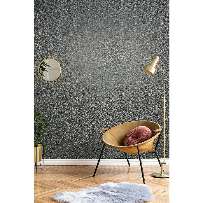Glööckler Pompöös Provence Vliestapete Basic (Schwarz, Floral, 10,05 x 0,7 m) | BAUHAUS