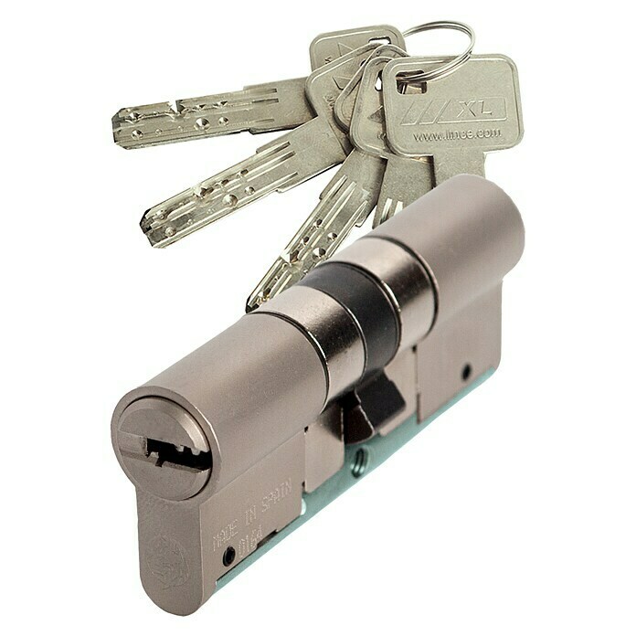 Lince C6 Cilindro de alta seguridad (40/40 mm, 5 llaves, Níquel)