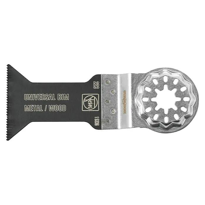 Fein Tauchsägeblatt - L x B: 55 x 44 mm, 3 Stk. - Oszillierende Sägeblatt von Fein, Universal BIM für Metall und Holz, mit StarLock-Aufnahme für schnellen Werkzeugwechsel.