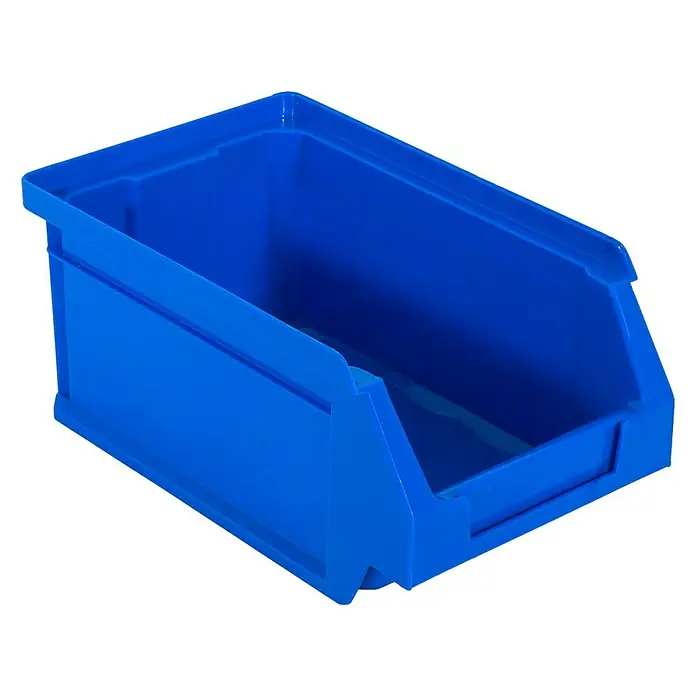 Simonrack Gaveta - L x An x Al: 10 x 9,5 x 8 cm, Azul, 5 ud. - Caja de almacenamiento de plástico azul para guardar piezas pequeñas en taller o almacén. Ideal para el orden y el acceso rápido.