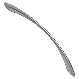 Nesu Tirador para muebles 868817 (L x An x Al: 11,5 x 0,9 x 2,6 cm, Acero, Cromado mate, Distancia entre orificios: 128 mm)