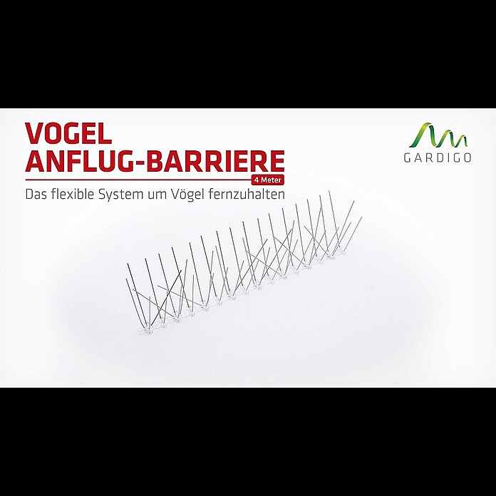 Gardigo Taubenabwehr-Spikes Taubenspikes (Länge: 4 m, Metall) | BAUHAUS
