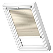 Velux Dachfensterplissee FSL CK02 1283KWL (Farbe: Champagner - 1283KWL, Farbe Schiene: Weiß, Solarbetrieben) | BAUHAUS