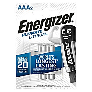 Energizer Batterie Ultimate Lithium (Micro AAA, 1,5 V, 2 Stk.)