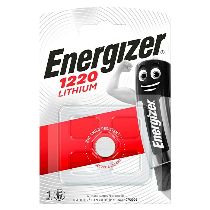 Energizer Knopfzelle (CR1220, 3 V)