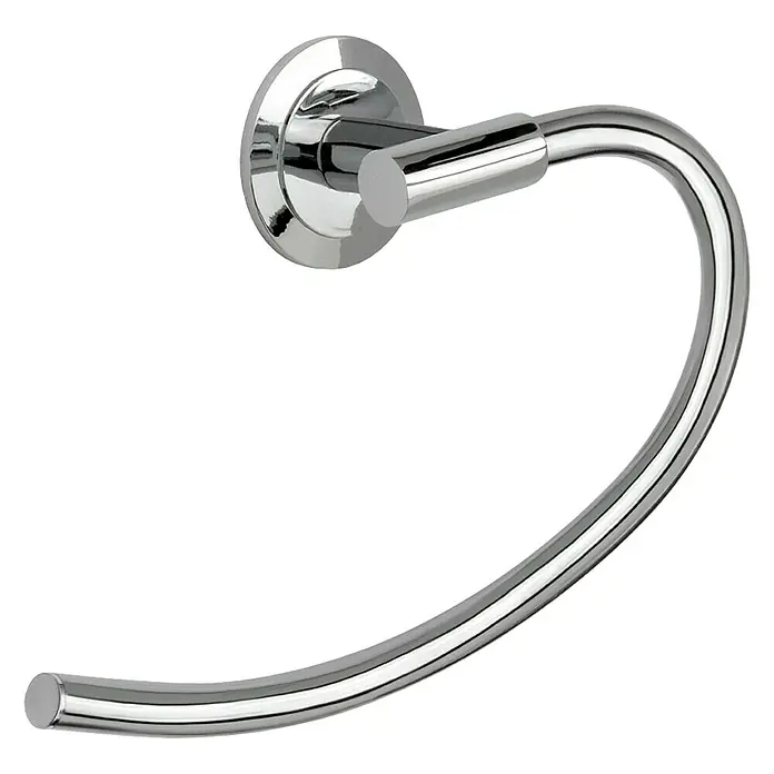Bath Stage B-Focus Toallero de anilla - Tipo de montaje: Pegado, Cromado, Cromo - Toallero cromado para montaje en pared del baño. El toallero es un accesorio de baño práctico.