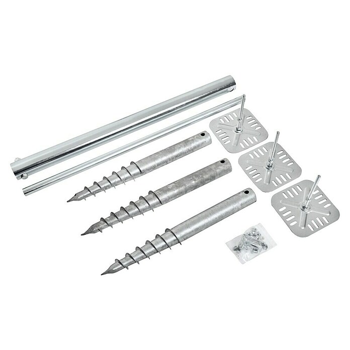 EcoStar Vijčani element za montažu podnožja metalne kućice Tip 1  (Namijenjeno za: EcoStar spremišta Euroline Trend Tip 1) | BAUHAUS