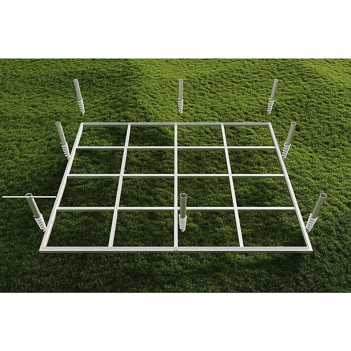 EcoStar Vijčani element za montažu podnožja metalne kućice Tip 1  (Namijenjeno za: EcoStar spremišta Euroline Trend Tip 1) | BAUHAUS