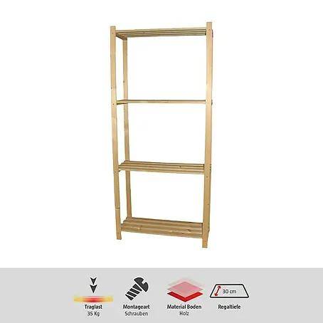 Regalux Regalsystem Heavy Holzregal
