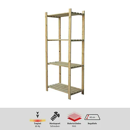 Regalux Regalsystem Heavy Holzregal