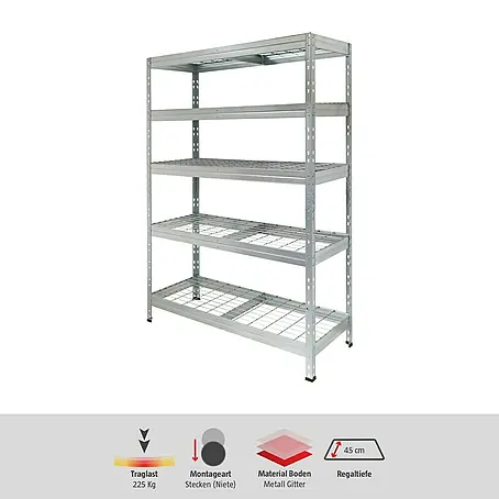 AR Shelving  Schwerlastregal Rivet Wire