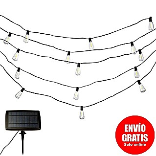 Arte confort Guirnalda solar LED Glimia (Para exterior, 785 cm, Blanco cálido)
