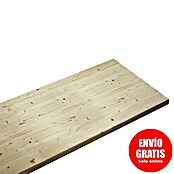 Encimera de madera maciza (Abeto rojo, 240 x 60 x 4 cm)