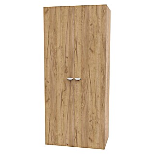 Muebles Pitarch Armario para ropa Taiga (L x An x Al: 52 x 79 x 180 cm, Roble Kraft)