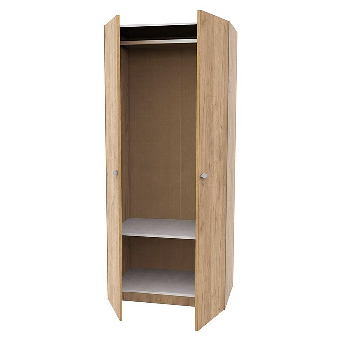 Muebles Pitarch Armario para ropa Taiga (L x An x Al: 52 x 79 x 180 cm, Roble Kraft) | BAUHAUS
