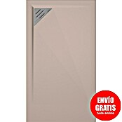 Duplach Plato de ducha Mío (L x An: 180 x 90 cm, Material compuesto, Arena, Rejilla a la izquierda) | BAUHAUS